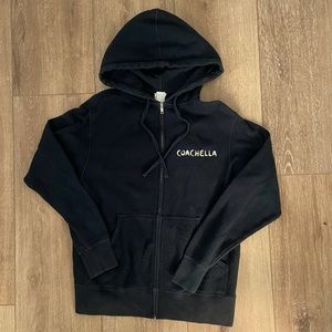 Coachella Zippered Hoodie - XS